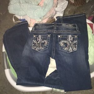 Girls Miss Me Boot Cut Jeans